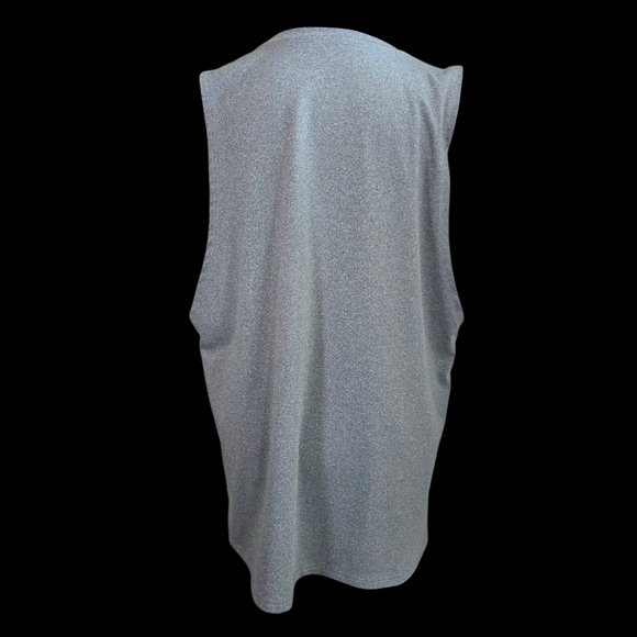 SHEIN Gray Muscle Tee with Bold Print Size 2XL - Picture 3 of 5